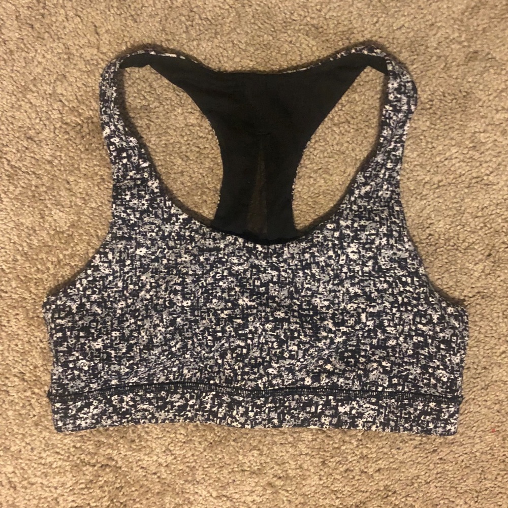 Lululemon Patterned Sports Bra Size 4
